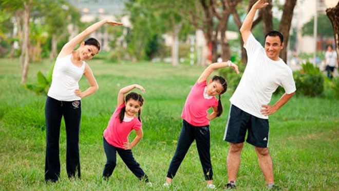 Tập thể dục nhẹ nhàng