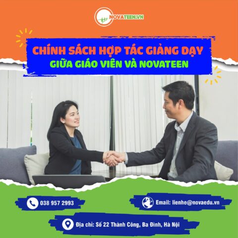 Chính sách hợp tác giảng dạy giữa giáo viên và NovaTeen