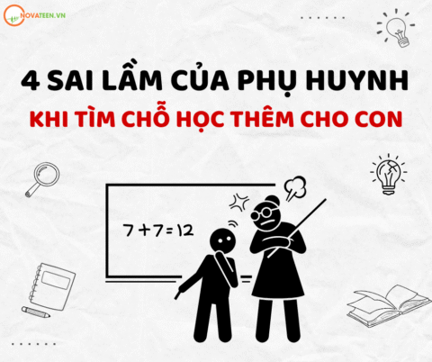 4 Sai lầm của phụ huynh khi tìm trung tâm bồi dưỡng cho con