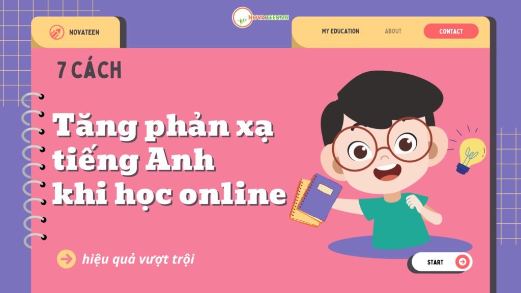7 cách tăng phản xạ tiếng Anh khi học online hiệu quả vượt trội
