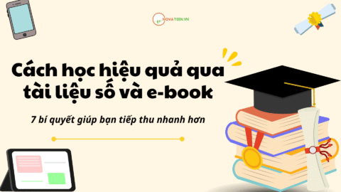 Cách học hiệu quả qua tài liệu số và e-book: 7 bí quyết giúp bạn tiếp thu nhanh hơn